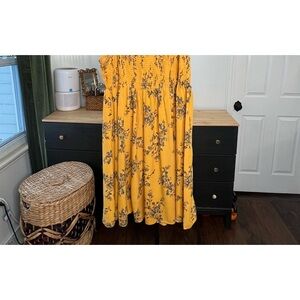 Torrid Midi Floral Skater Dress